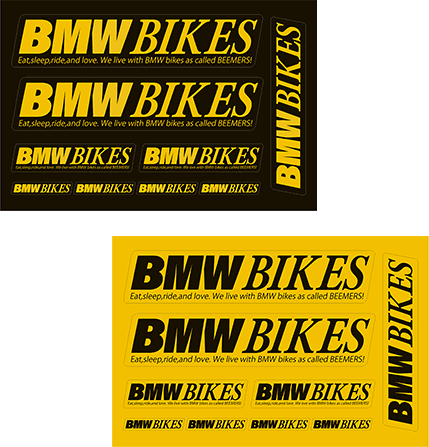 BMWBIKES マルチステッカーセット